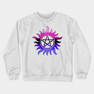 Omnisexual Anti Possession Symbol Crewneck Sweatshirt